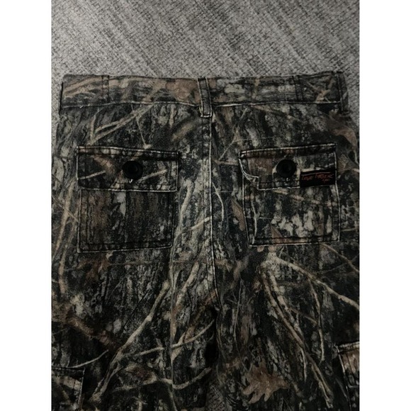 True Grit Camo Cargo Pants Outdoor Hunting Hiking Pockets Size 12 - Picture 5 of 6